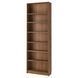 IKEA Книжкова шафа з надставкою, коричневий горіх BILLY, 395.818.80 39581880 фото 1