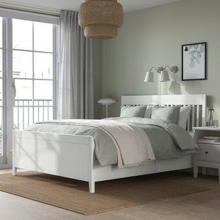 IKEA Каркас кровати с ящиками, белый/Лёнсет IDAN&Auml;S, 493.922.28 49392228 фото