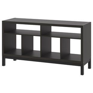IKEA Тумба под ТВ с подставкой, черно-коричневый KALLAX, 395.521.75 39552175 фото