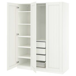 IKEA Гардероб комбінований білий/білий PAX / GULLABERG, 195.630.85 19563085 фото