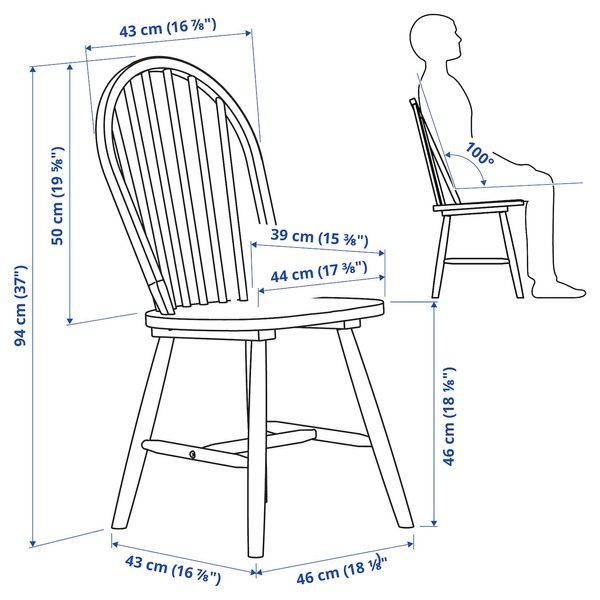 IKEA Стол и 2 стула, шпон белого дуба/акации DANDERYD / SKOGSTA, 895.680.94 89568094 фото