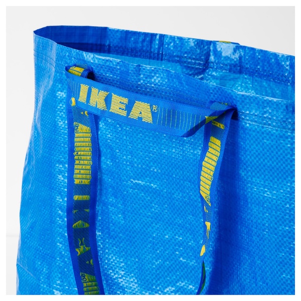 IKEA FRAKTA Середній мішок - синій 45x18x45 см / 36 л, 603.017.07 60301707 фото