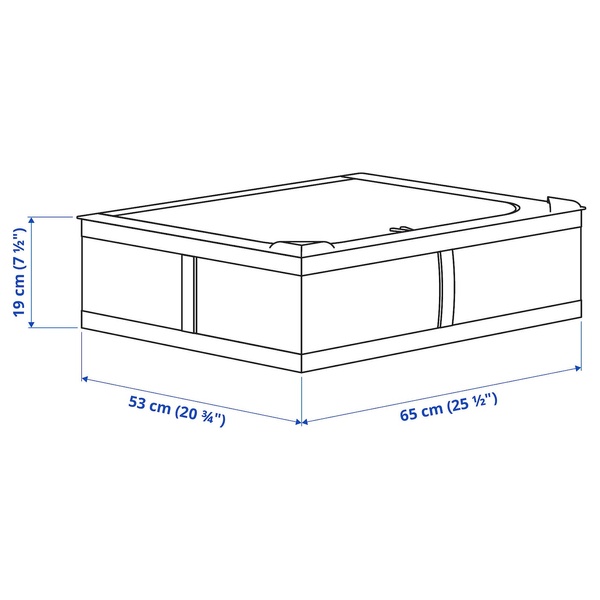 IKEA EKET (ИКЕА ЭКЕТ), Комбинация шкафа на ножках, белый/дуб мореный, светлый серо-синий эффект, 70х35х72 см, 095.493.87 70591056 фото