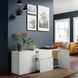 IKEA Комбинация с ящиками, белый/Лаппвикен белый BEST&Aring;, 894.126.63 89412663 фото 1