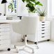 IKEA Обертове крісло Gunnared бежевий/білий TOSSBERG / MALSK&Auml;R, 795.082.32 79508232 фото 1