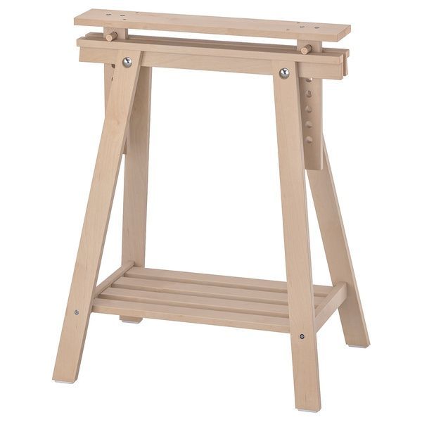 IKEA Письменный стол, белый/береза LAGKAPTEN / MITTBACK, 194.171.93 19417193 фото