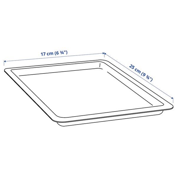 IKEA UPPSNOFSAD (ИКЕА UPPSNOFSAD), Крышка, черная, 25 x 17 см, 304.447.84 30444784 фото