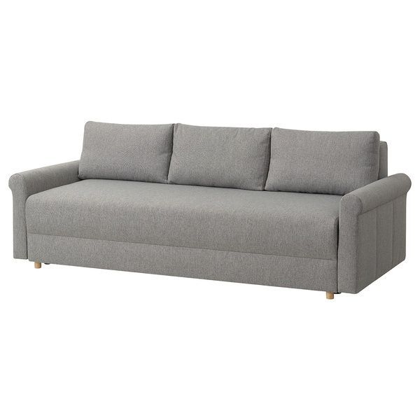 IKEA 3-местный диван-кровать, серый D&Aring;NHULT, 005.724.62 00572462 фото