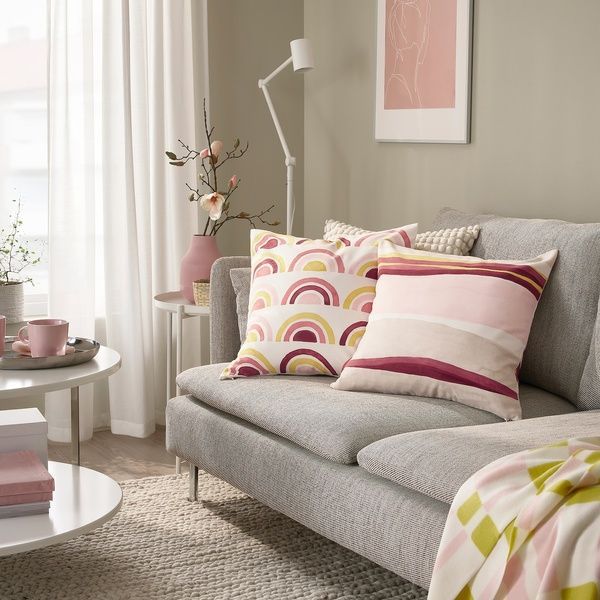 IKEA Наволочка світло-рожева BRUNT&Aring;G, 205.723.62 20572362 фото