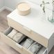 IKEA PLATSA (ИКЕА ПЛАТСА), Комод, 2 ящика, белый/под живую сосну Кальбоден, 80x57x53 см, 095.013.14 09501314 фото 3